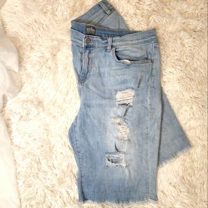 New York & Company Distressed Bermuda Short